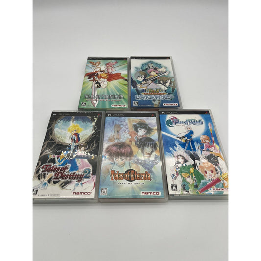 "Tales of" PSP Game Lot - Japanese Import