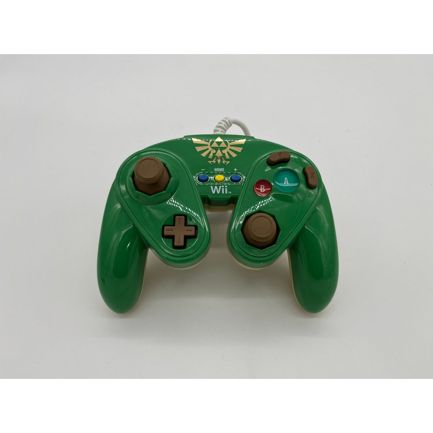 Green Link/Zelda PDP Nintendo Gamecube Style Controller for Wii