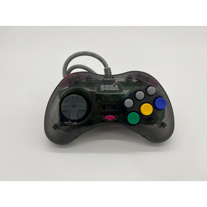 Clear Black Controller Cool Pad HSS-0101 for Sega Saturn