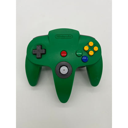 OEM Green Nintendo 64 N64 Controller - Good Stick