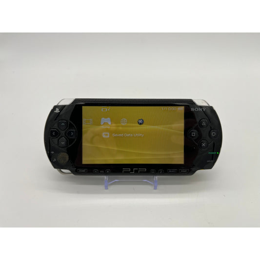 Black PSP 1000 Console w/Charger and 360mAh Extended Battery